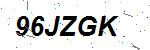 CAPTCHA verification image containing distorted text characters