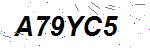CAPTCHA verification image containing distorted text characters