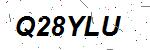 CAPTCHA verification image containing distorted text characters