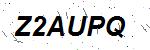 CAPTCHA verification image containing distorted text characters