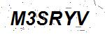 CAPTCHA verification image containing distorted text characters