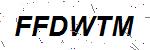 CAPTCHA verification image containing distorted text characters