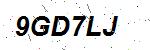 CAPTCHA verification image containing distorted text characters