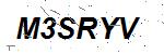 CAPTCHA verification image containing distorted text characters