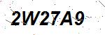 CAPTCHA verification image containing distorted text characters