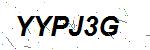 CAPTCHA verification image containing distorted text characters