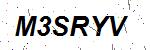 CAPTCHA verification image containing distorted text characters