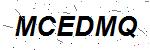 CAPTCHA verification image containing distorted text characters