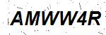 CAPTCHA verification image containing distorted text characters