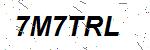 CAPTCHA verification image containing distorted text characters