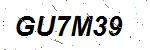 CAPTCHA verification image containing distorted text characters
