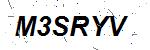 CAPTCHA verification image containing distorted text characters