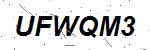 CAPTCHA verification image containing distorted text characters