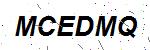CAPTCHA verification image containing distorted text characters