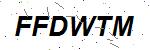 CAPTCHA verification image containing distorted text characters