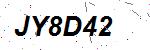 CAPTCHA verification image containing distorted text characters