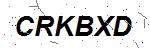 CAPTCHA verification image containing distorted text characters