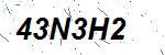 CAPTCHA verification image containing distorted text characters