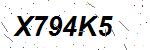 CAPTCHA verification image containing distorted text characters