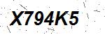 CAPTCHA verification image containing distorted text characters