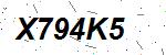 CAPTCHA verification image containing distorted text characters