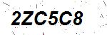 CAPTCHA verification image containing distorted text characters