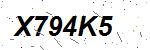CAPTCHA verification image containing distorted text characters
