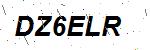 CAPTCHA verification image containing distorted text characters