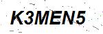 CAPTCHA verification image containing distorted text characters