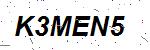 CAPTCHA verification image containing distorted text characters