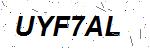 CAPTCHA verification image containing distorted text characters
