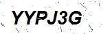 CAPTCHA verification image containing distorted text characters