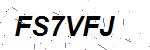 CAPTCHA verification image containing distorted text characters