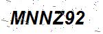 CAPTCHA verification image containing distorted text characters