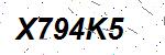 CAPTCHA verification image containing distorted text characters