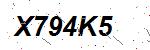 CAPTCHA verification image containing distorted text characters