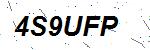 CAPTCHA verification image containing distorted text characters