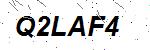 CAPTCHA verification image containing distorted text characters
