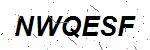 CAPTCHA verification image containing distorted text characters