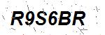 CAPTCHA verification image containing distorted text characters
