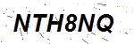 CAPTCHA verification image containing distorted text characters