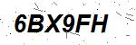 CAPTCHA verification image containing distorted text characters