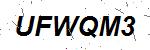 CAPTCHA verification image containing distorted text characters