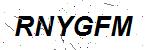 CAPTCHA verification image containing distorted text characters