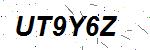 CAPTCHA verification image containing distorted text characters
