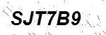 CAPTCHA verification image containing distorted text characters