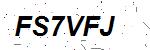 CAPTCHA verification image containing distorted text characters