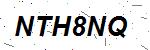 CAPTCHA verification image containing distorted text characters