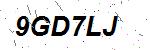 CAPTCHA verification image containing distorted text characters