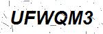CAPTCHA verification image containing distorted text characters